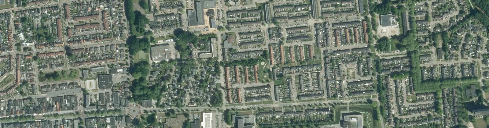 Luchtfoto van De Wiken zuid