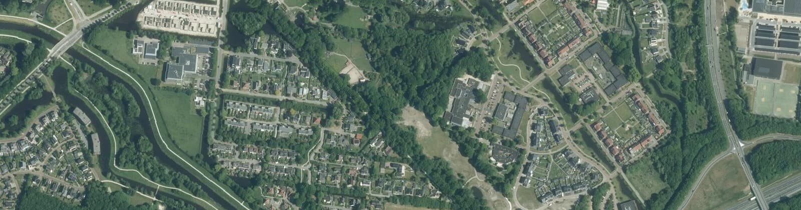 Luchtfoto van De Drait Zuid