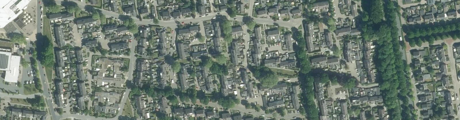 Luchtfoto van De Drait zuidoost