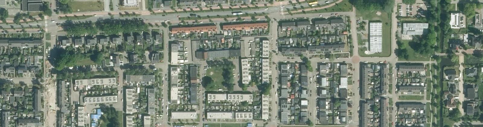 Luchtfoto van De Venen centrum