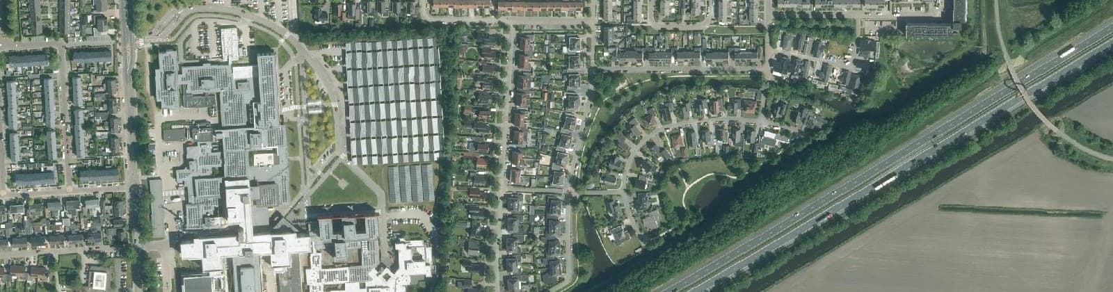 Luchtfoto van De Venen zuid