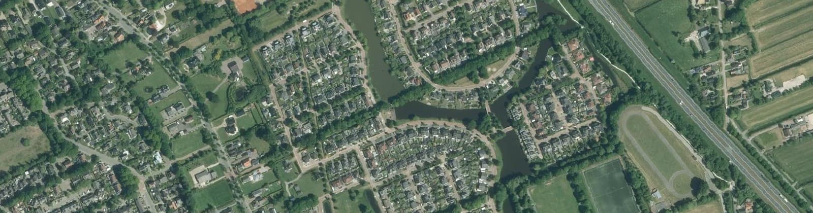 Luchtfoto van Fennepark
