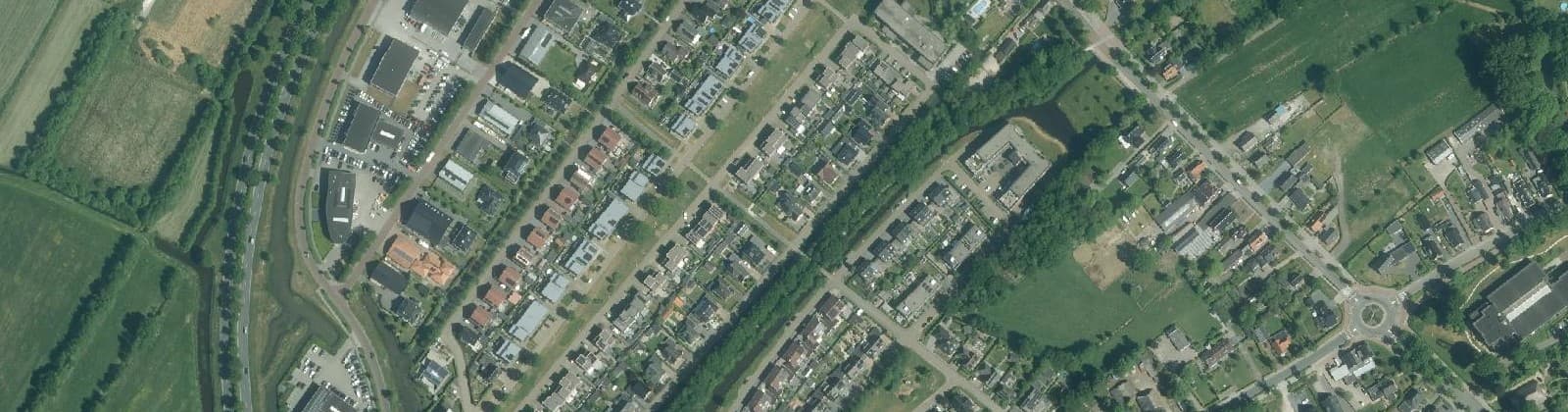 Luchtfoto van Burmaniapark