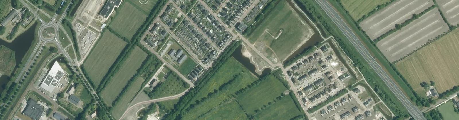 Luchtfoto van Vrijburgh