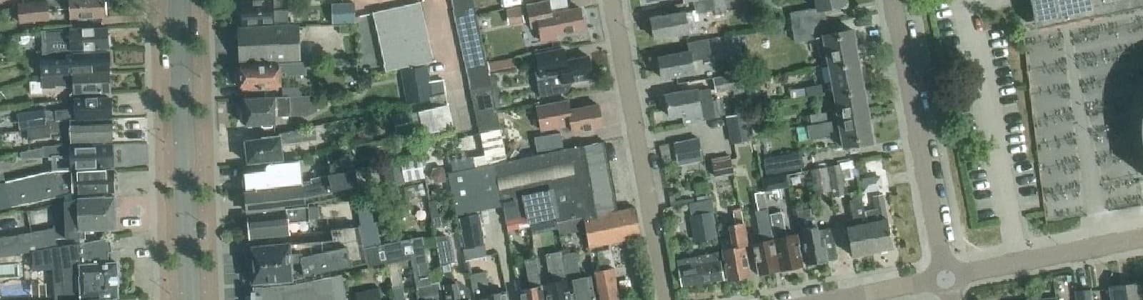 Luchtfoto van Noord-Oost west