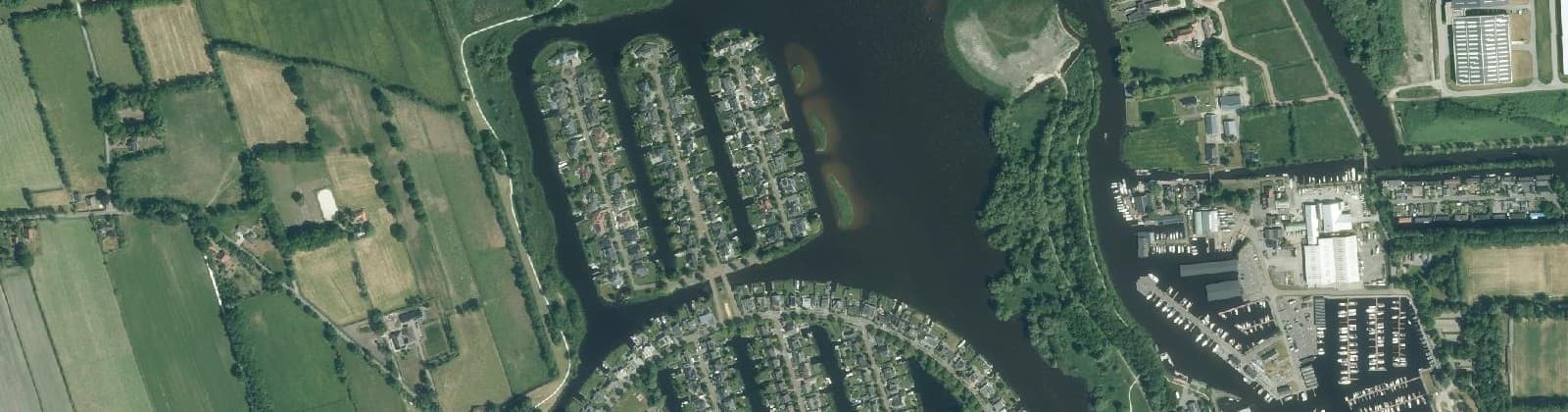 Luchtfoto van De Wilgen, Sanding
