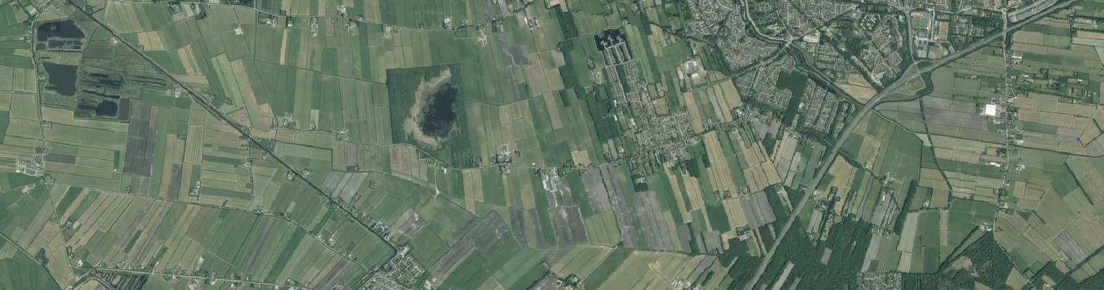 Luchtfoto van Boornbergum