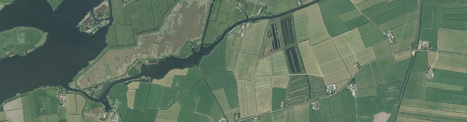 Luchtfoto van Goengahuizen