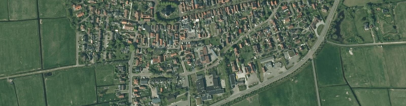 Luchtfoto van Midsland