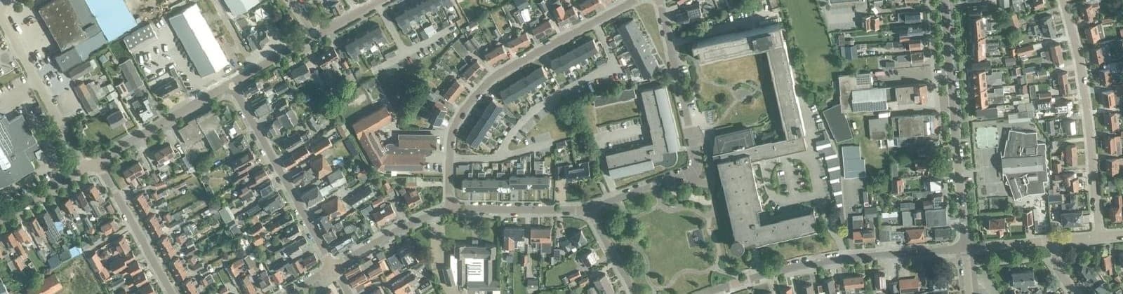 Luchtfoto van Wolvega-Stuyvesantbuurt