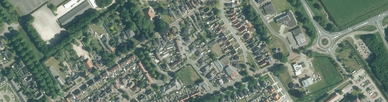 Luchtfoto van Wolvega-Tuindorp