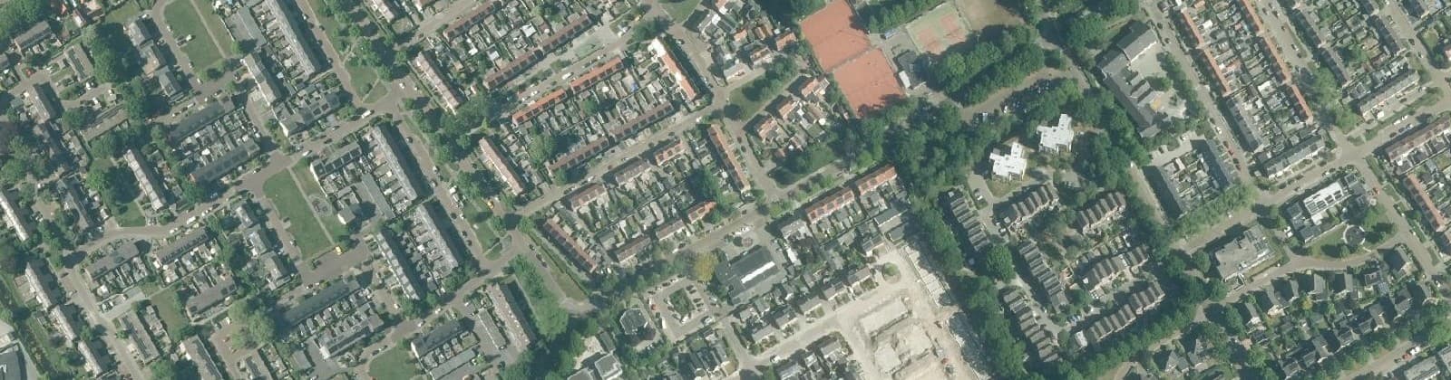 Luchtfoto van Wolvega-Oranjebuurt