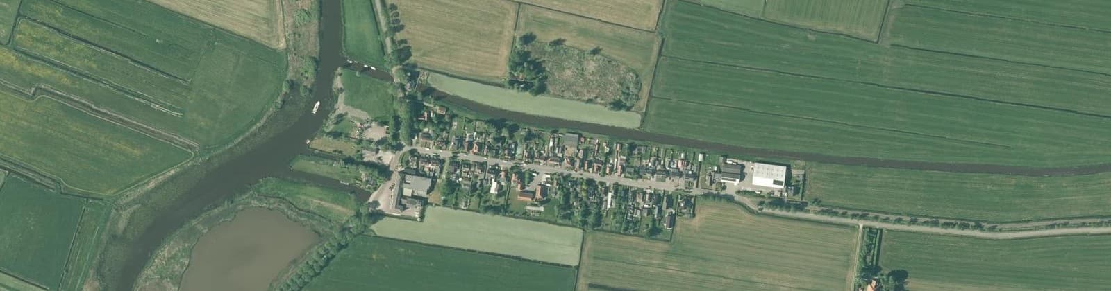 Luchtfoto van Langelille