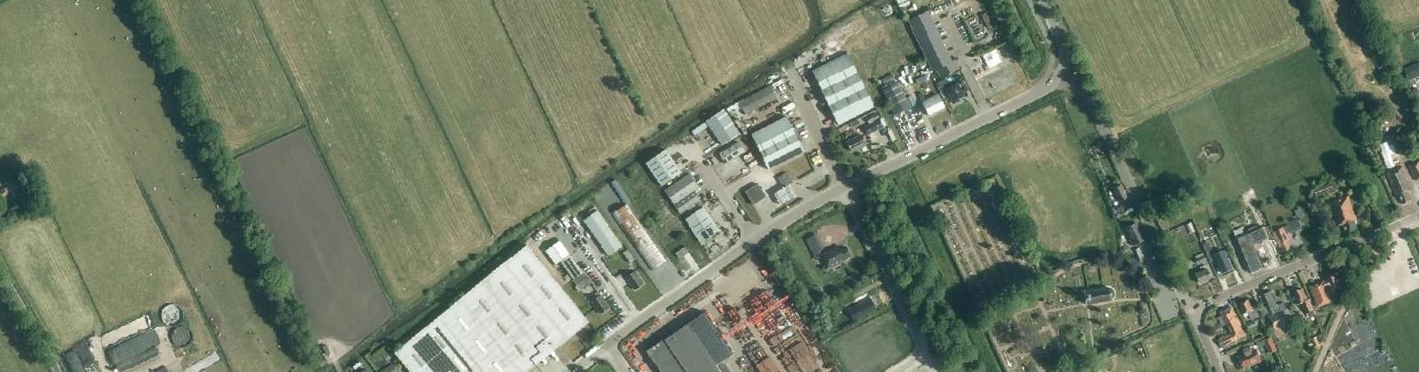 Luchtfoto van Noordwolde-Industrie