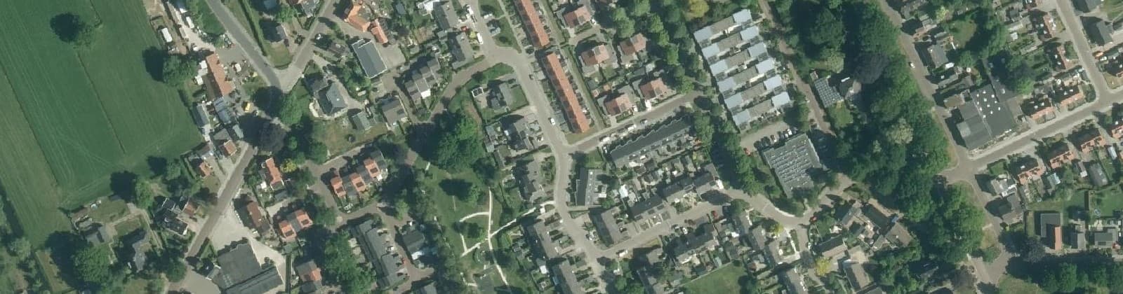 Luchtfoto van Noordwolde-Haenepolle