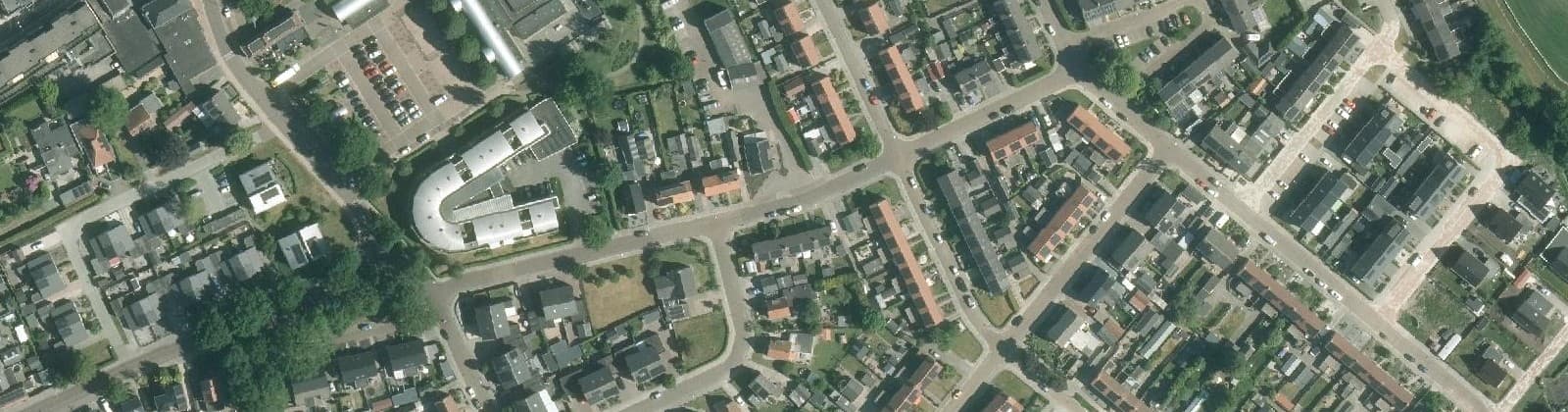 Luchtfoto van Noordwolde-Rotanwijk
