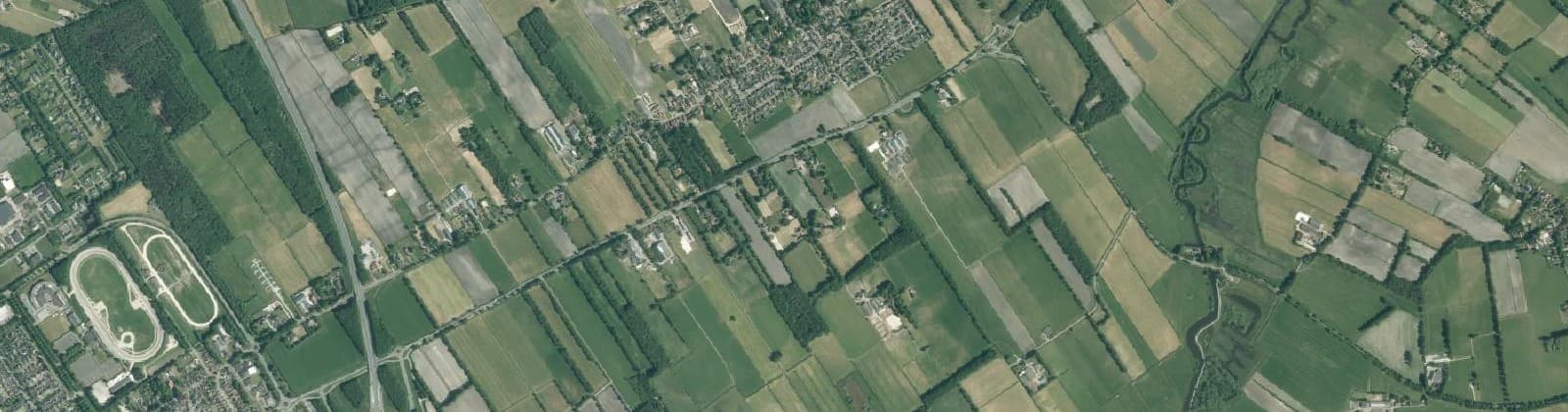 Luchtfoto van Oldeholtpade-Buitengebied