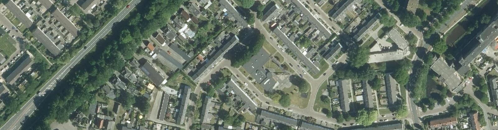 Luchtfoto van Zuid Molukse Buurt