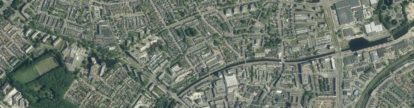 Luchtfoto van Oude Molenbuurt