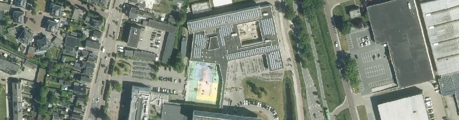 Luchtfoto van Dichtershof