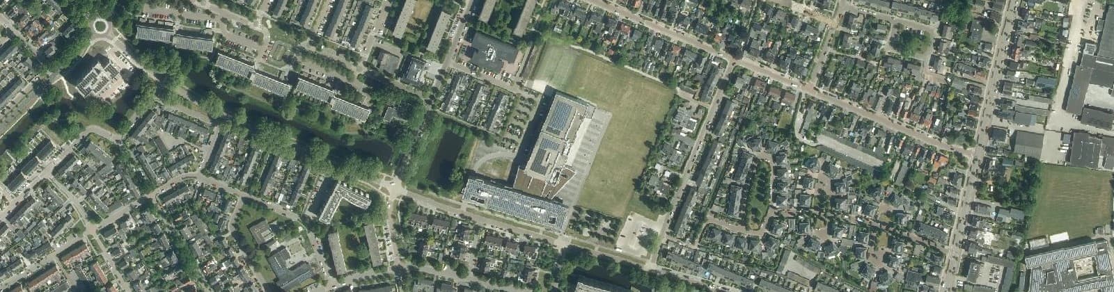 Luchtfoto van Zwarte Water