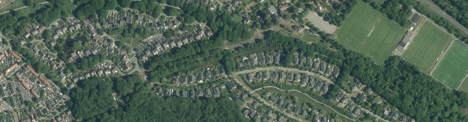 Luchtfoto van Houtlaan