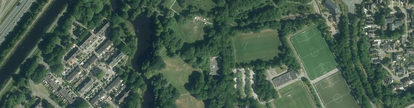 Luchtfoto van Recreatiepark Pittelo