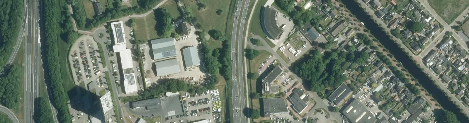 Luchtfoto van Huize Nassau