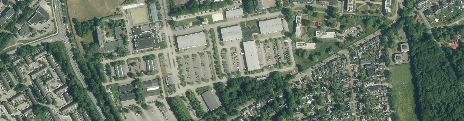 Luchtfoto van Kazerneterrein