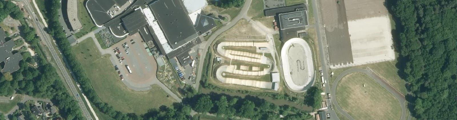 Luchtfoto van Sportpark Stadsbroek