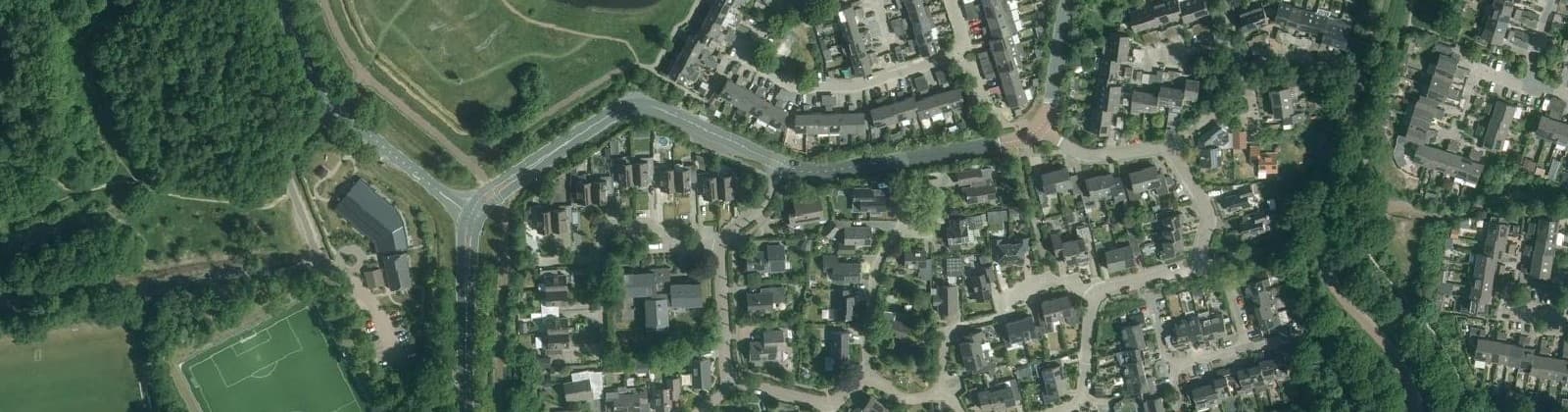 Luchtfoto van De Venen/De Wallen