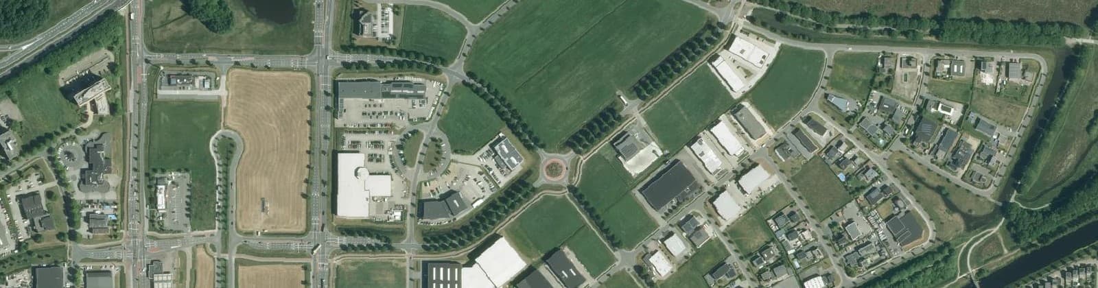 Luchtfoto van Messchenveld