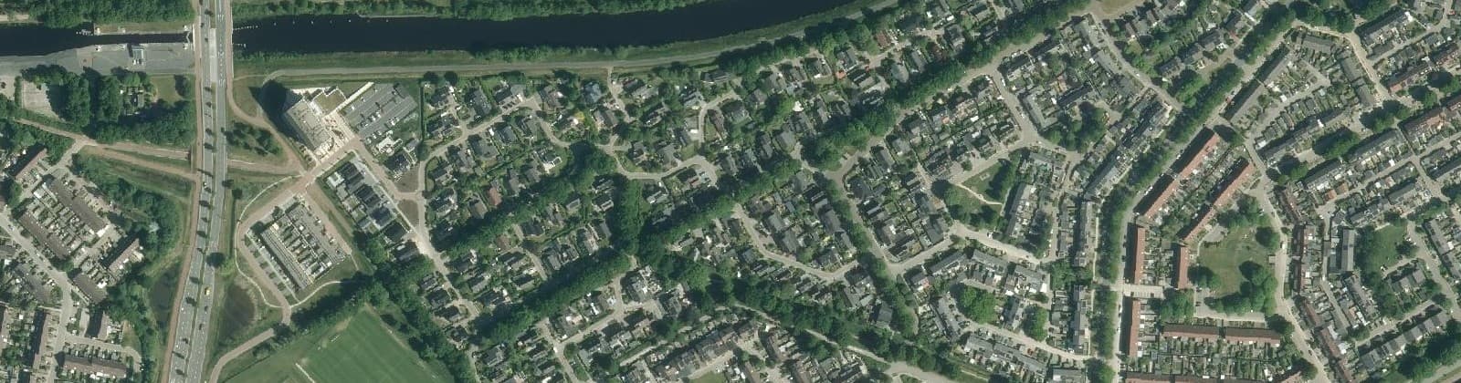Luchtfoto van De Breeën