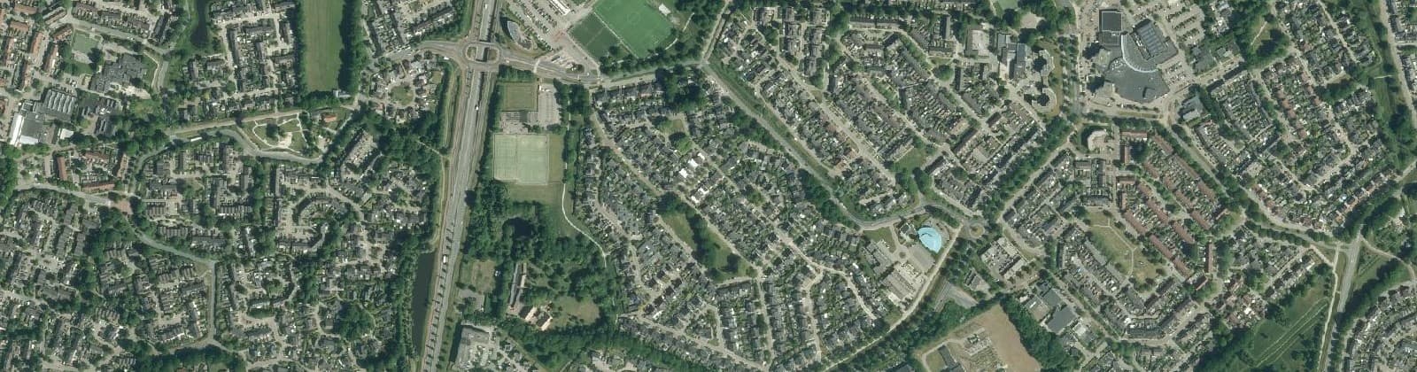 Luchtfoto van De Hoven