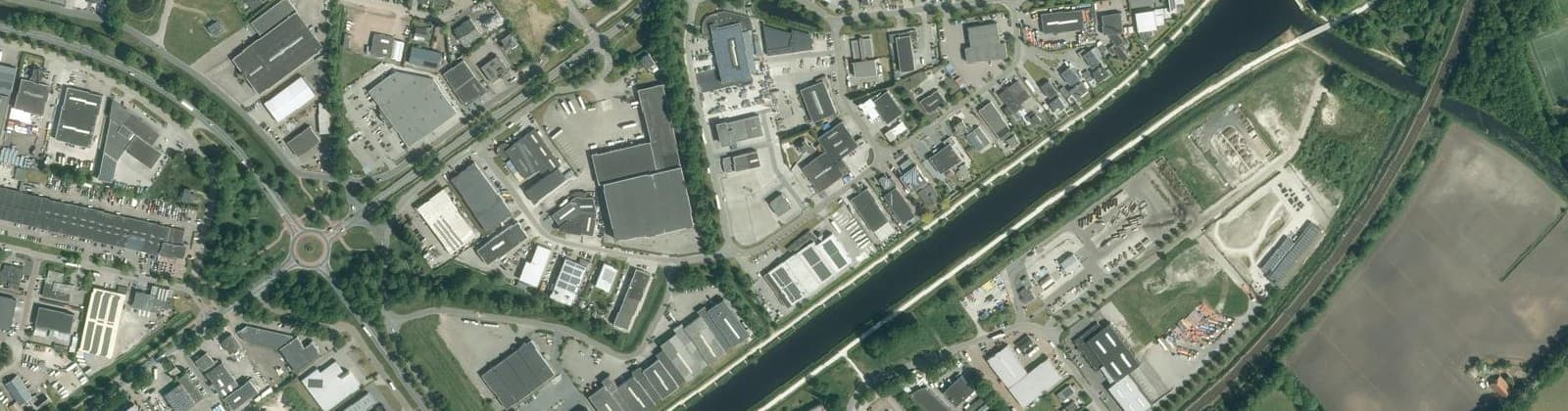 Luchtfoto van Bedrijventerrein Marsdijk Oost