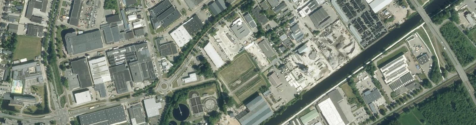 Luchtfoto van Havenkanaal Noordzijde