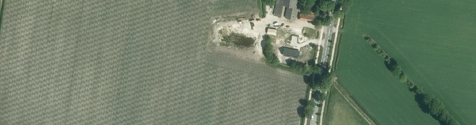 Luchtfoto van Ubbena