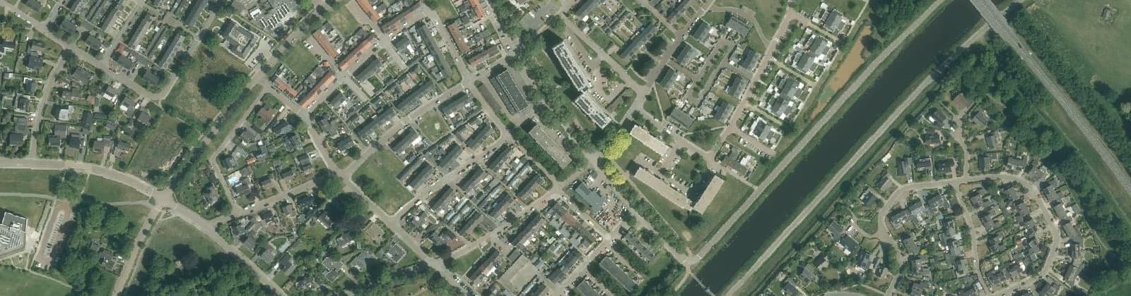 Luchtfoto van Poppenhare