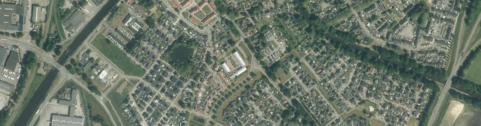 Luchtfoto van De Heege