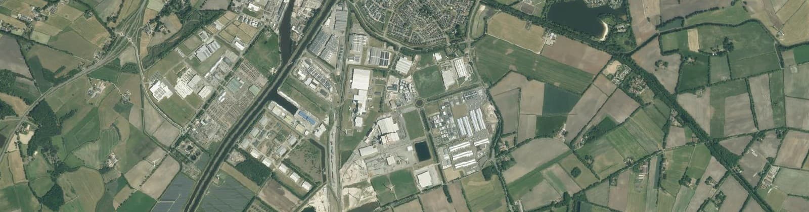 Luchtfoto van Verspreide huizen Coevorden
