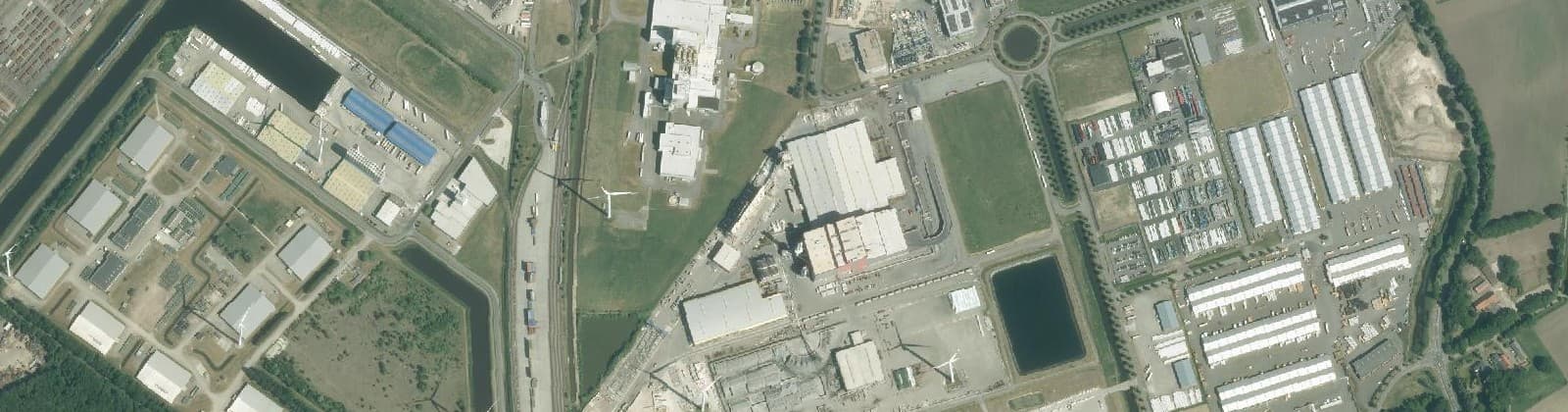 Luchtfoto van De Heege en De Mars