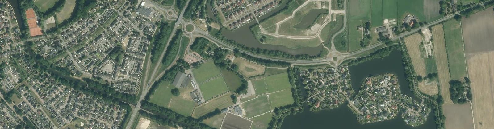 Luchtfoto van Klinkenvlier
