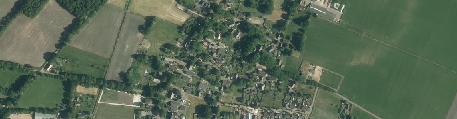 Luchtfoto van Gees