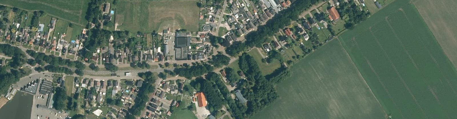 Luchtfoto van Derde Kruisdiep