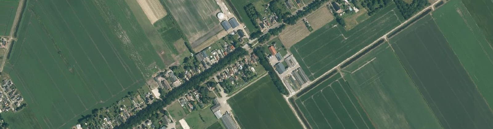 Luchtfoto van Achterdiep