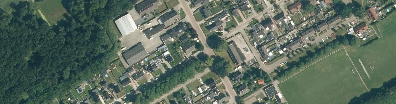 Luchtfoto van Roswinkel-Centrum