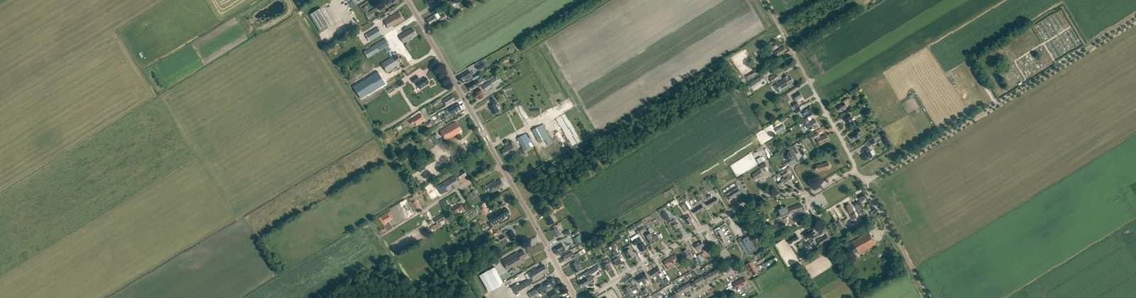 Luchtfoto van Roswinkelerstraat
