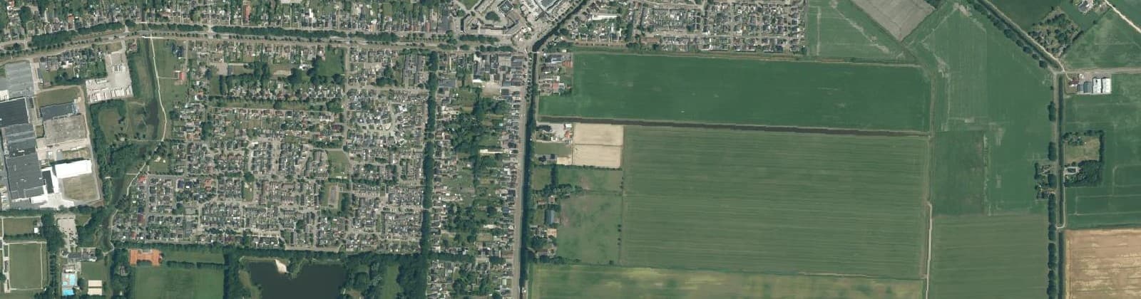 Luchtfoto van Emmer-Compascuum-Centrum