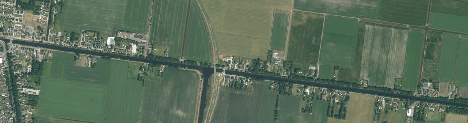Luchtfoto van Langs de Vaart