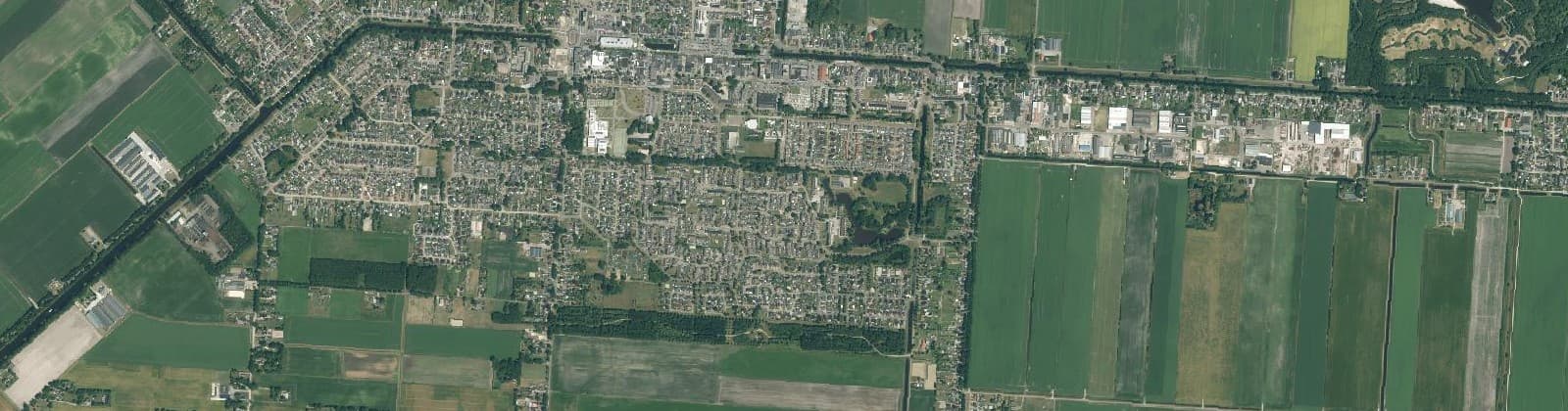 Luchtfoto van Klazienaveen-Zuid